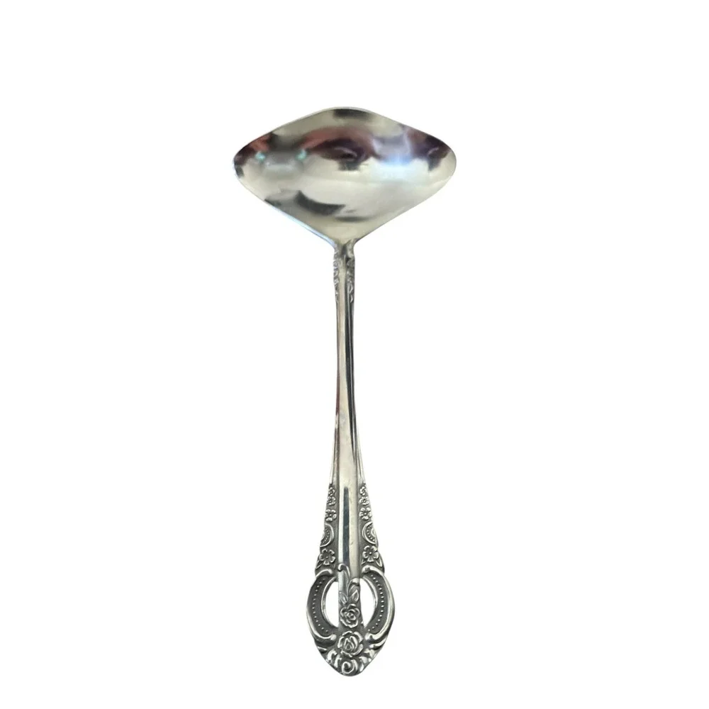 NATIONAL STAINLESS Japan flatware LOT 7 fork spoon knife Handle‎ Detail Floral